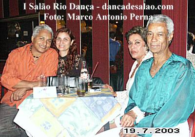 I Salo Rio Dana-Jorge Cabral e esposa, e Wanir Almeida